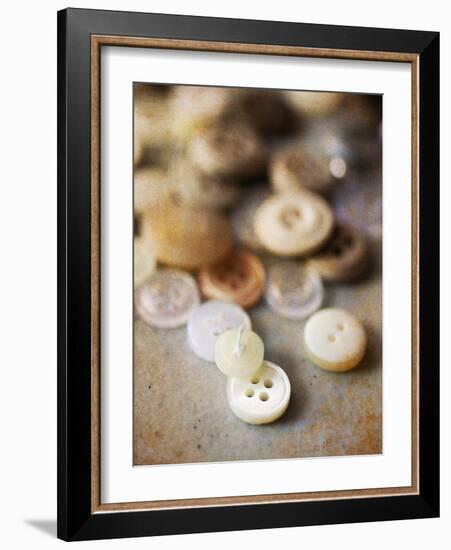 Button Stash-Jessica Rogers-Framed Giclee Print