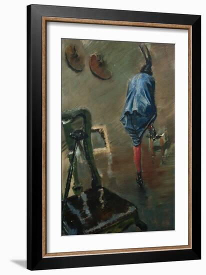 Button the boots-Christian Krohg-Framed Giclee Print