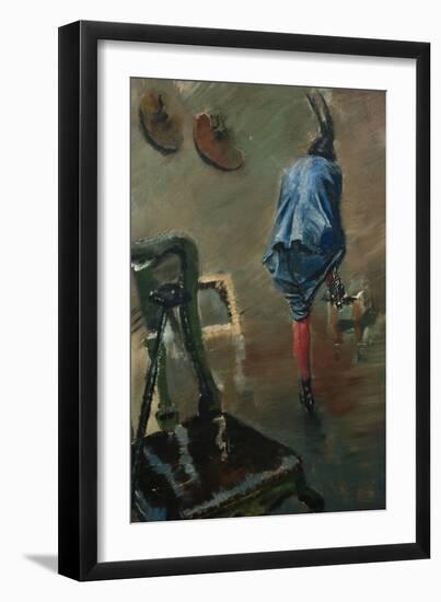 Button the boots-Christian Krohg-Framed Giclee Print