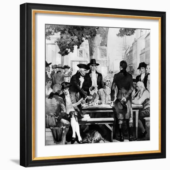 Buttonwood Agreement Founded the New York Stock Exchange on May 17, 1972-null-Framed Photo