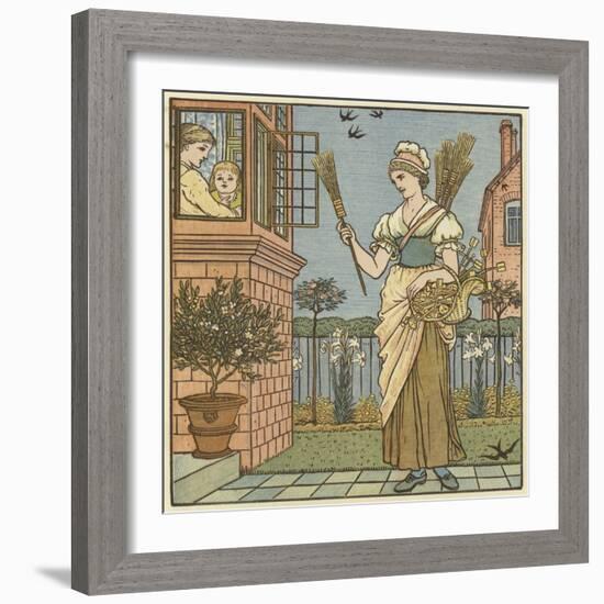 Buy a Broom-Walter Crane-Framed Giclee Print