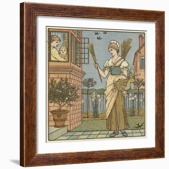 Buy a Broom-Walter Crane-Framed Giclee Print