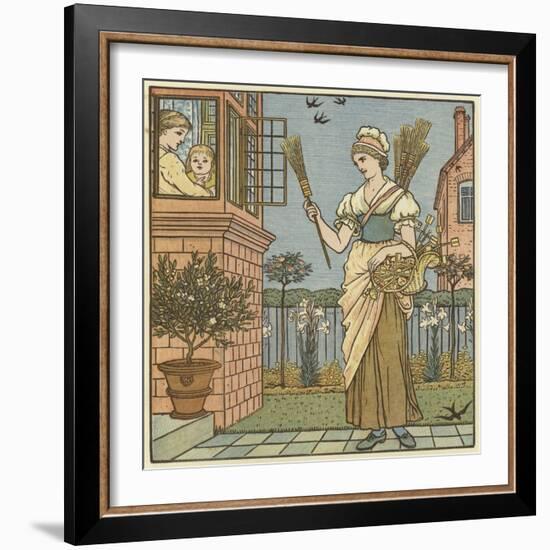 Buy a Broom-Walter Crane-Framed Giclee Print