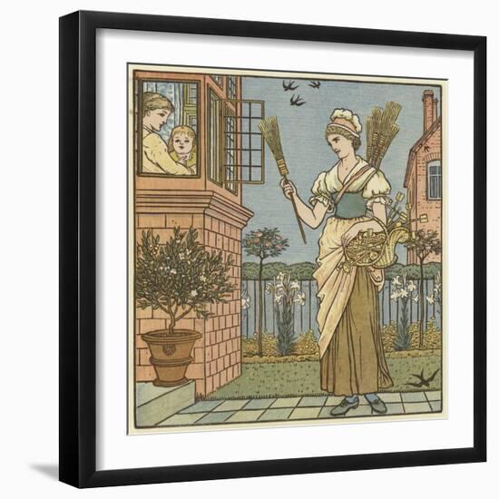 Buy a Broom-Walter Crane-Framed Giclee Print