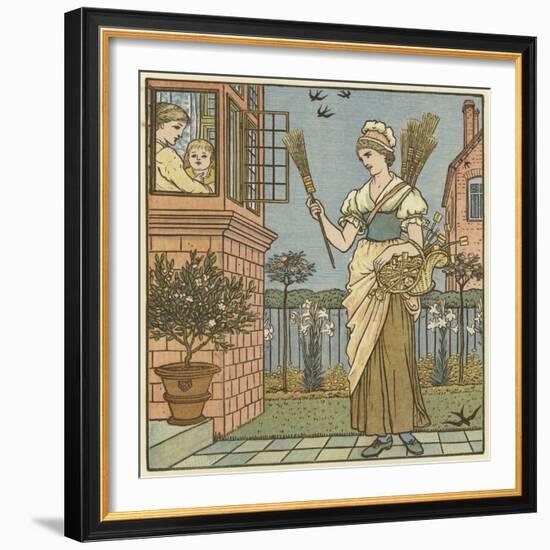 Buy a Broom-Walter Crane-Framed Giclee Print