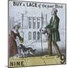 Buy a Lace of the Poor Blind, Cries of London, C1840-TH Jones-Mounted Giclee Print