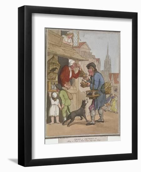 Buy a Trap, a Rat Trap, Buy My Trap, Plate I of Cries of London, 1799-H Merke-Framed Giclee Print