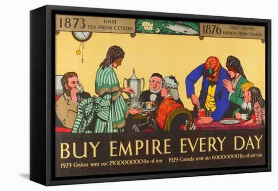 Buy Empire, from the Series 'Milestones of Empire Trade'-Richard Tennant Cooper-Framed Premier Image Canvas