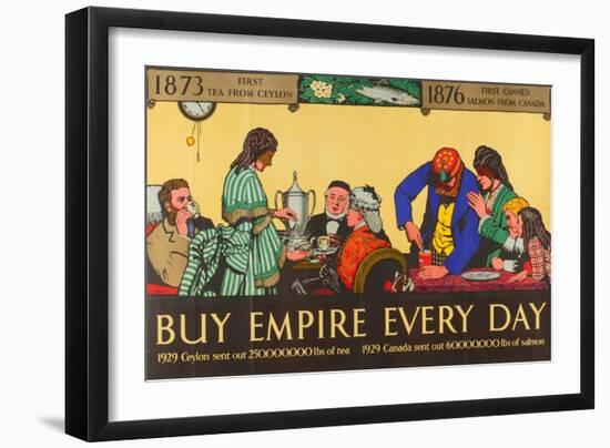 Buy Empire, from the Series 'Milestones of Empire Trade'-Richard Tennant Cooper-Framed Giclee Print