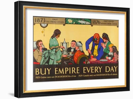 Buy Empire, from the Series 'Milestones of Empire Trade'-Richard Tennant Cooper-Framed Giclee Print