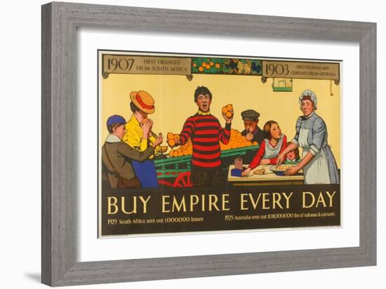 Buy Empire, from the Series 'Milestones of Empire Trade'-Richard Tennant Cooper-Framed Giclee Print