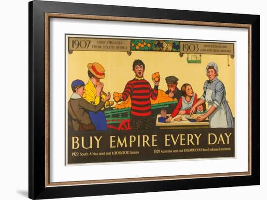 Buy Empire, from the Series 'Milestones of Empire Trade'-Richard Tennant Cooper-Framed Giclee Print