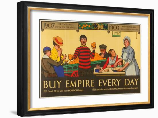 Buy Empire, from the Series 'Milestones of Empire Trade'-Richard Tennant Cooper-Framed Giclee Print