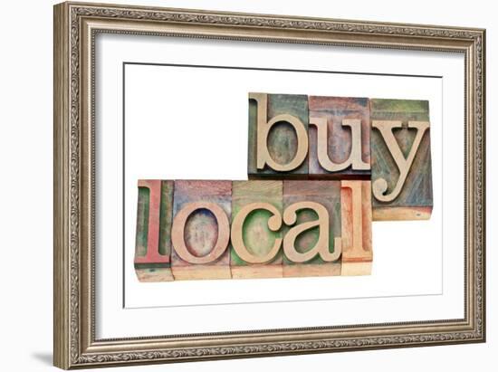 Buy Local-PixelsAway-Framed Premium Giclee Print