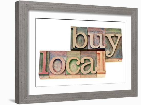 Buy Local-PixelsAway-Framed Premium Giclee Print