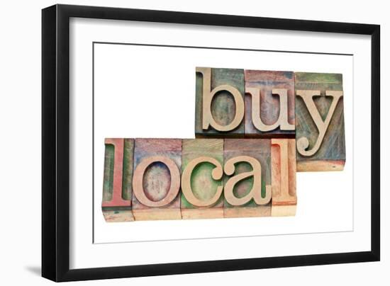 Buy Local-PixelsAway-Framed Premium Giclee Print