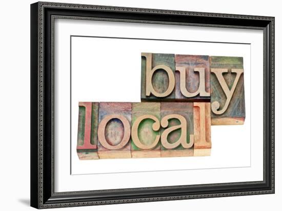 Buy Local-PixelsAway-Framed Premium Giclee Print