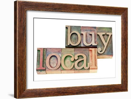 Buy Local-PixelsAway-Framed Art Print