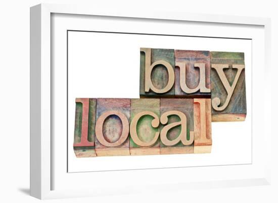 Buy Local-PixelsAway-Framed Art Print