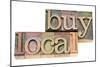 Buy Local-PixelsAway-Mounted Art Print