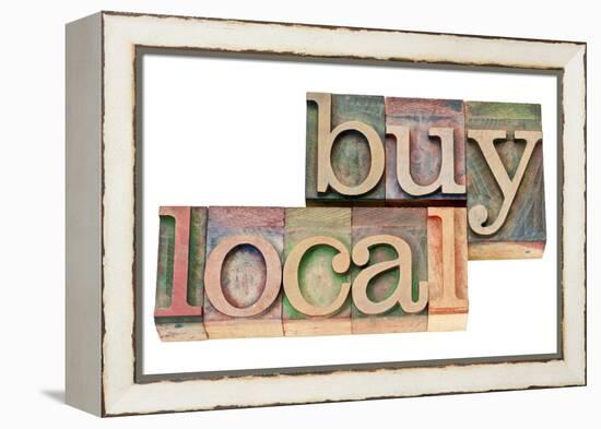 Buy Local-PixelsAway-Framed Stretched Canvas