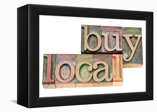 Buy Local-PixelsAway-Framed Stretched Canvas