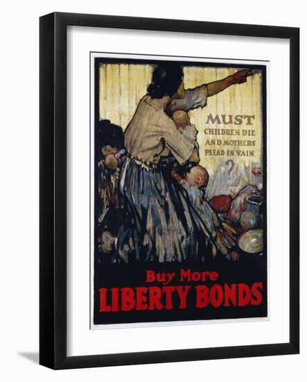 Buy More Liberty Bonds Poster-Pipein Gamba-Framed Giclee Print