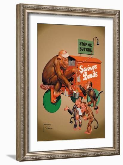 Buy Savings Bonds-Lawson Wood-Framed Art Print