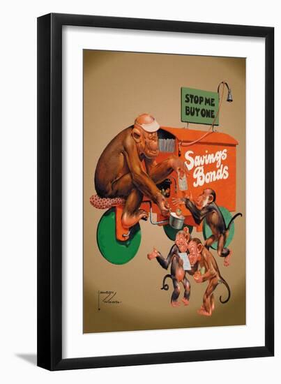 Buy Savings Bonds-Lawson Wood-Framed Art Print