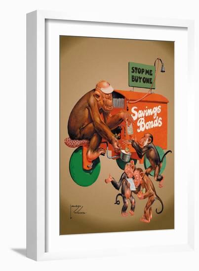 Buy Savings Bonds-Lawson Wood-Framed Art Print