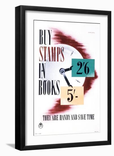 Buy Stamps in Books They are Handy and Save Time-Stan Krol-Framed Art Print