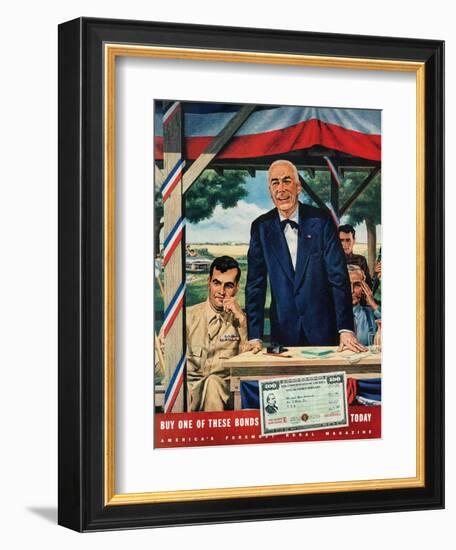 "Buy War Bonds,"July 1, 1944-W.W. Calvert-Framed Giclee Print