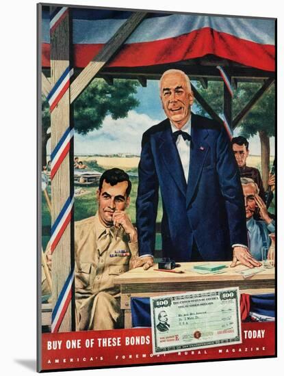 "Buy War Bonds,"July 1, 1944-W.W. Calvert-Mounted Giclee Print