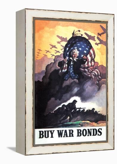 Buy War Bonds-Newell Convers Wyeth-Framed Stretched Canvas