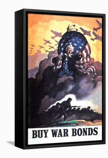 Buy War Bonds-Newell Convers Wyeth-Framed Stretched Canvas