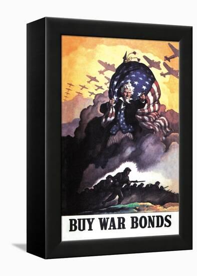 Buy War Bonds-Newell Convers Wyeth-Framed Stretched Canvas