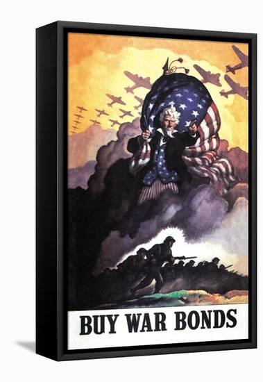 Buy War Bonds-Newell Convers Wyeth-Framed Stretched Canvas