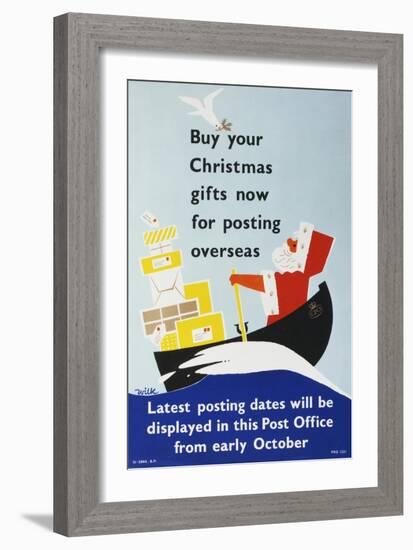 Buy Your Christmas Gifts Now for Posting Overseas-Wilk-Framed Art Print