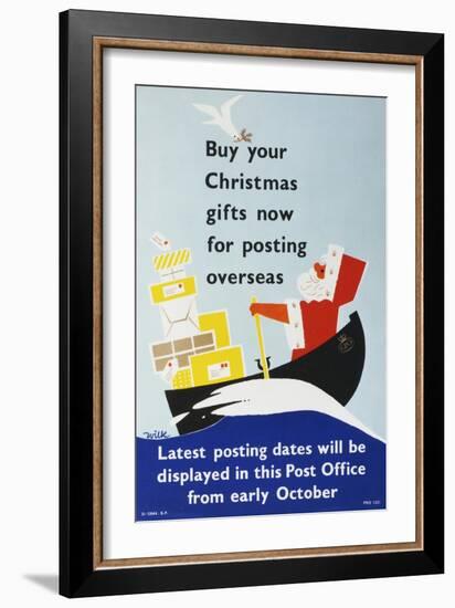 Buy Your Christmas Gifts Now for Posting Overseas-Wilk-Framed Art Print