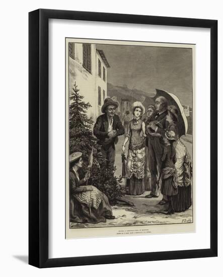 Buying a Christmas-Tree at Mentone-Frank Dadd-Framed Giclee Print