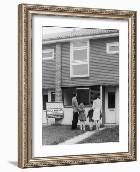 Buying a House 1960s-null-Framed Photographic Print