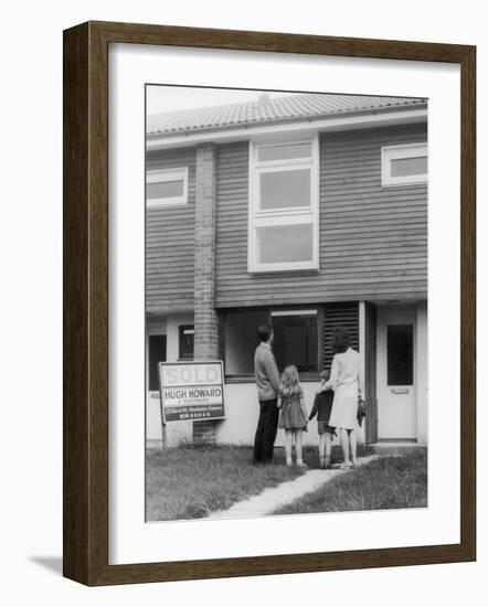 Buying a House 1960s-null-Framed Photographic Print