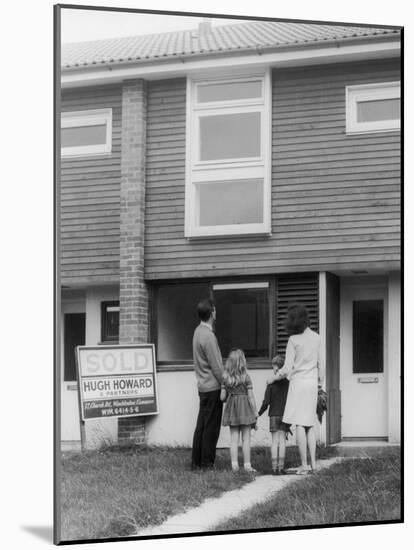 Buying a House 1960s-null-Mounted Photographic Print