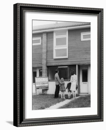 Buying a House 1960s-null-Framed Photographic Print