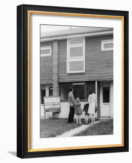 Buying a House 1960s-null-Framed Photographic Print