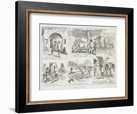 Buying a Pony in India-Alfred Courbould-Framed Giclee Print