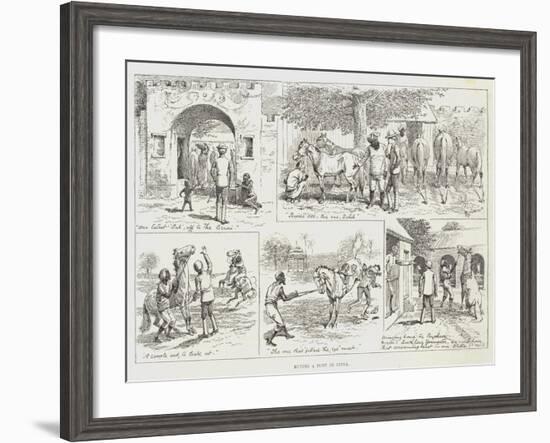 Buying a Pony in India-Alfred Courbould-Framed Giclee Print