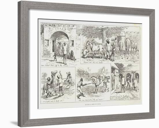 Buying a Pony in India-Alfred Courbould-Framed Giclee Print