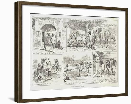 Buying a Pony in India-Alfred Courbould-Framed Giclee Print