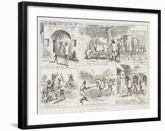 Buying a Pony in India-Alfred Courbould-Framed Giclee Print